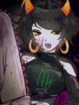 2026 blood body_modification chainsaw fullres gash_sash kanaya_maryam rainbow_drinker sakunokisses solo starter_outfit weapon 