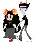  2spooky animated aradia_megido deleted_source holding_hands redrom shipping sollux_captor zamii070 