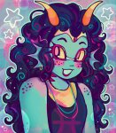  2025 blush body_modification ceriisu feferi_peixes freckles fullres gills solo stars starter_outfit 