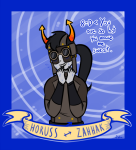  2015 banner dancestors fullres horuss_zahhak robictheescapist solo starter_outfit sweat text valentinestuck zodiac_symbol 