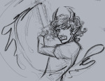  2024 blood chainsaw fullres grayscale kanaya_maryam monochrome monster4lyfe profile sketch solo starter_outfit 