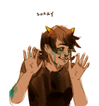  blood crying no_glasses nosebleed private_source sadstuck seeing_terezi solo terezi_pyrope yt 