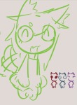 2026 animal_ears beta_kids blush casual dave_strider dogtail dogtier fashion fullres jade_harley john_egbert lineart plaguedcanid rose_lalonde silhouette sketch theme_coloring