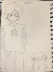 2026 dave_strider fullres glassesswap grayscale heart_shirt monochrome pencil red_baseball_tee sketch solo sophie2freaky starter_outfit