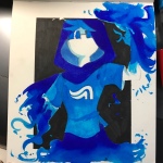  2017 aspect_powers breath_aspect fullres_export_attempted godtier heir john_egbert monochrome rainbowcookiz solo watercolor 