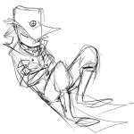  2017 arms_crossed deleted_source felt fullres grayscale sketch solo starter_outfit threeheadedhydra trace 