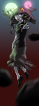 2010 aradia_megido dead_aradia dream_ghost fullres green_moon midair pink_moon solo starter_outfit viivus