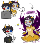  ! comic computer eridan_ampora erisol godtier hope_aspect prince reef shipping sollux_captor witch 