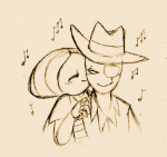 2012 artificial_limb blush deleted_source eyepatch fullres jack_noir kiss ms_paint music_note noodle paint_it_black redrom scars sepia shipping spades_slick