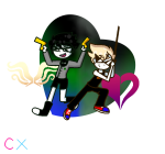 2019 aspect_symbol cutexiora dirk_strider fullres golden_guns heart heart_aspect hope_aspect jaggy_lines jake_english pumpkin_patch redrom shipping skull_suit strong_outfit strong_tanktop transparent unbreakable_katana