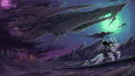  2017 alternia city clouds cuspidated_grimalkin epic fullres green_moon hiveswap joey_claire lusus panel_redraw pink_moon roving-neophyte starter_outfit xefros_tritoh 