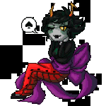  2015 animated fullres gash_sash kanaya_maryam pixel rottapiisami sitting solo spade starter_outfit transparent wonk word_balloon 