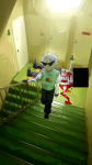 2026 blood bro censor dead dirk_strider fullres hgtonu1 high_angle impalement lying stairs starter_outfit text unbreakable_katana