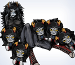  2025 5weetmeat body_modification eyepatch fashion fullres plushie solo starter_outfit vriska_serket 