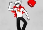 2015 blood dead dirk_strider flash_asset fullres high_angle ikimaru lying sendificator solo starter_outfit