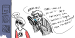  crossover dave_strider doctor_who jonesy red_baseball_tee timetables word_balloon 