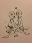  aa_meeting azzbage heart mom pencil redrom roxy_lalonde selfcest shipping sketch 