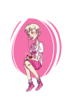  headphones music_note ohparapraxia roxy_lalonde solo starter_outfit 
