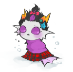  2014 alternate_hair crossdressing eridan_ampora fashion flowers fullres grubs q-dormir solo 