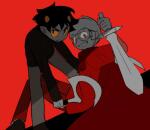 2024 caledfwlch dave_strider fullres godtier karkat_vantas knight sickle starter_outfit szsnw time_aspect