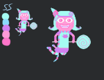  2015 food fullres limited_palette midair pixel roxy's_striped_scarf roxy_lalonde solo spiral_sucker sunil-b trickster_mode 