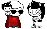  animated babies breedingduties dave_strider dogtier fanoffspring godtier image_manipulation inexact_source jade_harley knight redrom shipping spacetime sprite_mode starter_outfit time_aspect transparent 