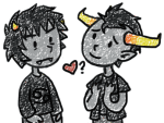  2011 ? animated fullres heart karkat_vantas liralicia red_bull redrom shipping starter_outfit tavros_nitram 