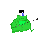 2016 animated felt flash_asset fullres jaggy_lines poinko sawbuck solo sprite_mode transparent weapon