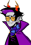  2019 animated blush broken_source eridan_ampora fullres jaggy_lines jangnan smiling_eridan solo starter_outfit talksprite transparent 
