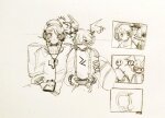 ! 2019 ? classicteacup fantroll fullres gaming grayscale headphones pencil sitting sketch word_balloon