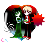 2019 3_in_the_morning_dress animals aspect_symbol blush cutexiora dave_strider frogs fullres heart jade_harley jaggy_lines red_baseball_tee redrom shipping space_aspect spacetime time_aspect transparent wonk