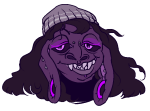  2016 body_modification doggirlsondrugs fullres gamzee_makara hat headshot jaggy_lines monochrome solo transparent 