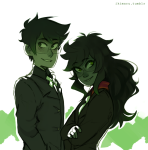  2015 arms_crossed dead_shuffle_dress freckles fullres ikimaru jade_harley jake_english skull_suit 