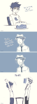 2013 cake comic dad food fullres ikimaru john_egbert limited_palette profile sitting starter_outfit text 