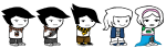 2020 aimless_renegade annieisapeaperson ar casual exiles fashion fullres humanized jaggy_lines mayor_sash peregrine_mendicant pm sprite_mode wayward_vagabond white_queen wq wv