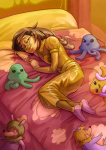  bed dreamself jade_harley pinali sleeping solo squiddles 