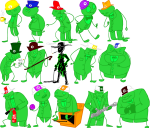 2014 allfelts beverage biscuits bq cans cigarette_holder_lance clover clover_with_a_mouth crowbar die doze egg_timer eggs felt fin fire_extinguisher fullres gunbeast itchy juju_breaker magic_oven matchsticks quarters sawbuck snowman stitch toomuchgay trace voodoo_doll whip