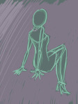  back_angle bq exhumation limited_palette no_hat sitting sketch snowman solo 