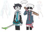  ... 2025 beloz_hs cosplay crossdressing dave_strider fashion food fullres hatsune_miku image_manipulation john_egbert sword utau vocaloid word_balloon 