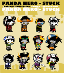  2011 alternate_hair alternians aradia_megido crossover equius_zahhak eridan_ampora fashion feferi_peixes fullres gamzee_makara hat headphones jaggy_lines kanaya_maryam karkat_vantas kenshi_yonezu nepeta_leijon no_glasses rinny sollux_captor sprite_mode tavros_nitram terezi_pyrope text vocaloid vriska_serket 