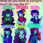  2025 alternate_hair aranea_serket body_modification damara_megido dancestors dream_ghost farttechshithead fullres girls language:japanese latula_pyrope meenah_peixes meme meulin_leijon porrim_maryam starter_outfit sufferer_necklace text word_balloon 