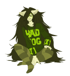  casual dogtier fashion grimbark jade_harley limited_palette mashedpootatoes sitting solo text 
