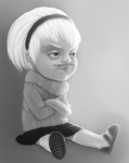  arms_crossed grayscale rose_lalonde solo zaagn 