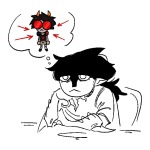 2025 body_hair fantroll fullres headphones hiveswap lineart sitting sketch starter_outfit thought_balloon unnamed_character vikary401