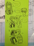  comic dave_strider heart jade_harley kiss redrom savanna shipping sketch spacetime word_balloon 