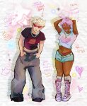  2025 animals auureliuss casual dirk_strider fashion fullres heart kid_symbol roxy_lalonde stars text 