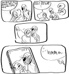  2016 artificial_limb eyepatch fullres grayscale jack_noir jaggy_lines ms_paint no_hat paint_it_black phone redrom roboslick selfie shipping sketch spades_slick starter_outfit sweat text toonysart word_balloon 