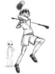  2023 apple_juice coolcritter83 dave_strider fullres grayscale hat karkat_vantas monochrome sports 