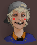  catertothehollow freckles headshot humanized lil_cal solo 