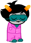  2019 dawndoodle fullres hiveswap jaggy_lines mask pajamas solo sprite_mode stelsa_sezyat transparent 